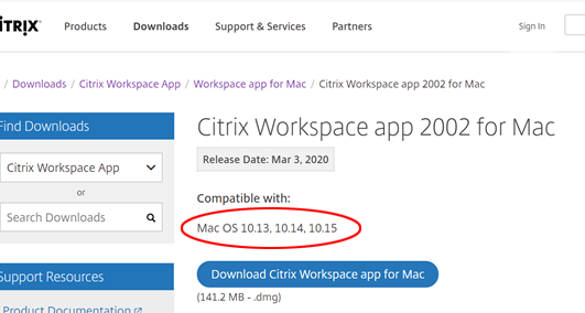 citrix install for mac